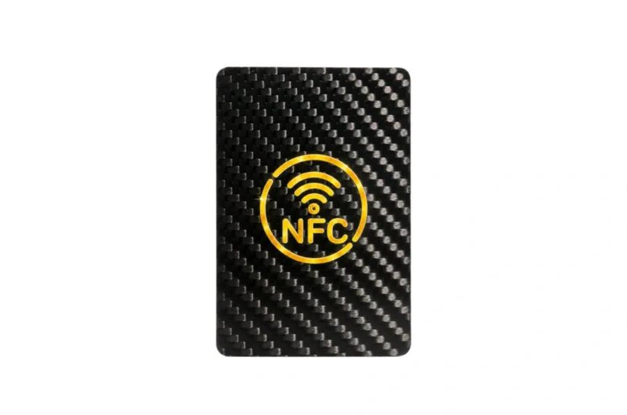 Custom Carbon Fiber NFC Card Manufacturer | Smart Business Cards with QR Code
