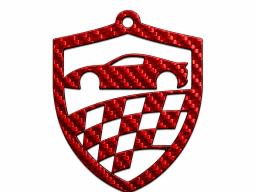Custom Carbon Fiber Key Tags – Genuine 3K Carbon Fiber | Logo OEM — carbon fiber product angle 1