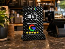 NFC-Visitenkarte – Carbonfaser | Tippen zum Teilen — carbon fiber product angle 2