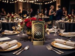 Custom Carbon Fiber Table Numbers – Luxury Wedding & Event Table Signs — carbon fiber product angle 5