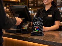 NFC-Visitenkarte – Carbonfaser | Tippen zum Teilen — carbon fiber product angle 4