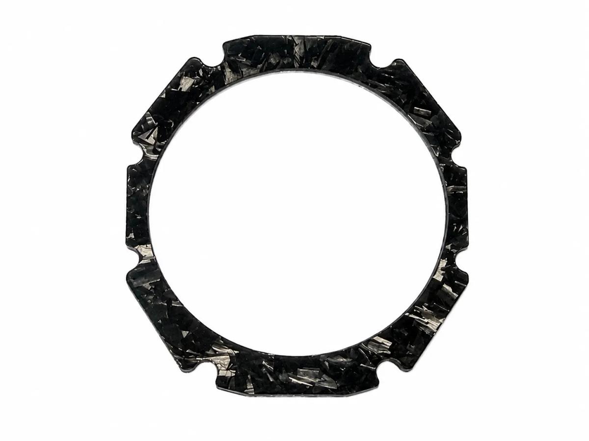 Carbonfaser-Uhrenring – Carbonfaser | Leicht & Hochfest — carbon fiber close-up view 1