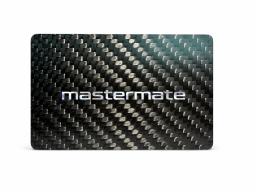 Custom luxury carbon fiber business card with traditional mother-of-pearl inlay — carbon fiber product angle 5