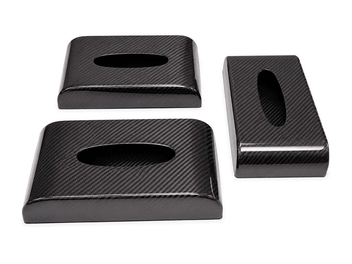 Carbon Fiber Tissue Box Cover – Luxury Car & Home Tissue Holder — premium carbon fiber product detail