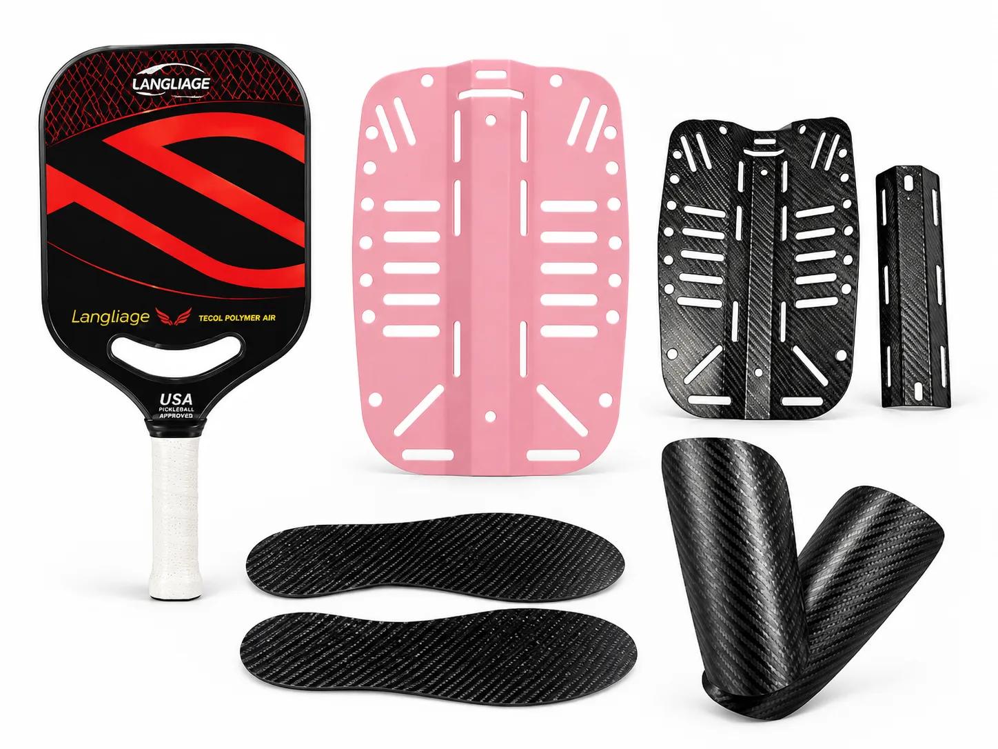Custom Carbon Fiber Sports Equipment and Accessories