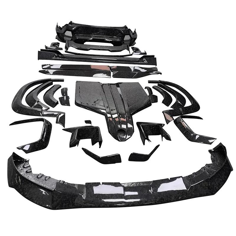 Custom BMW Carbon Fiber Body Parts & Aero Kits BMW Carbon Fiber Hood — carbon fiber close-up view 4