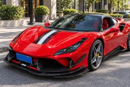 Custom Ferrari F8 Carbon Fiber Body Parts & Aero Kit — carbon fiber product angle 2