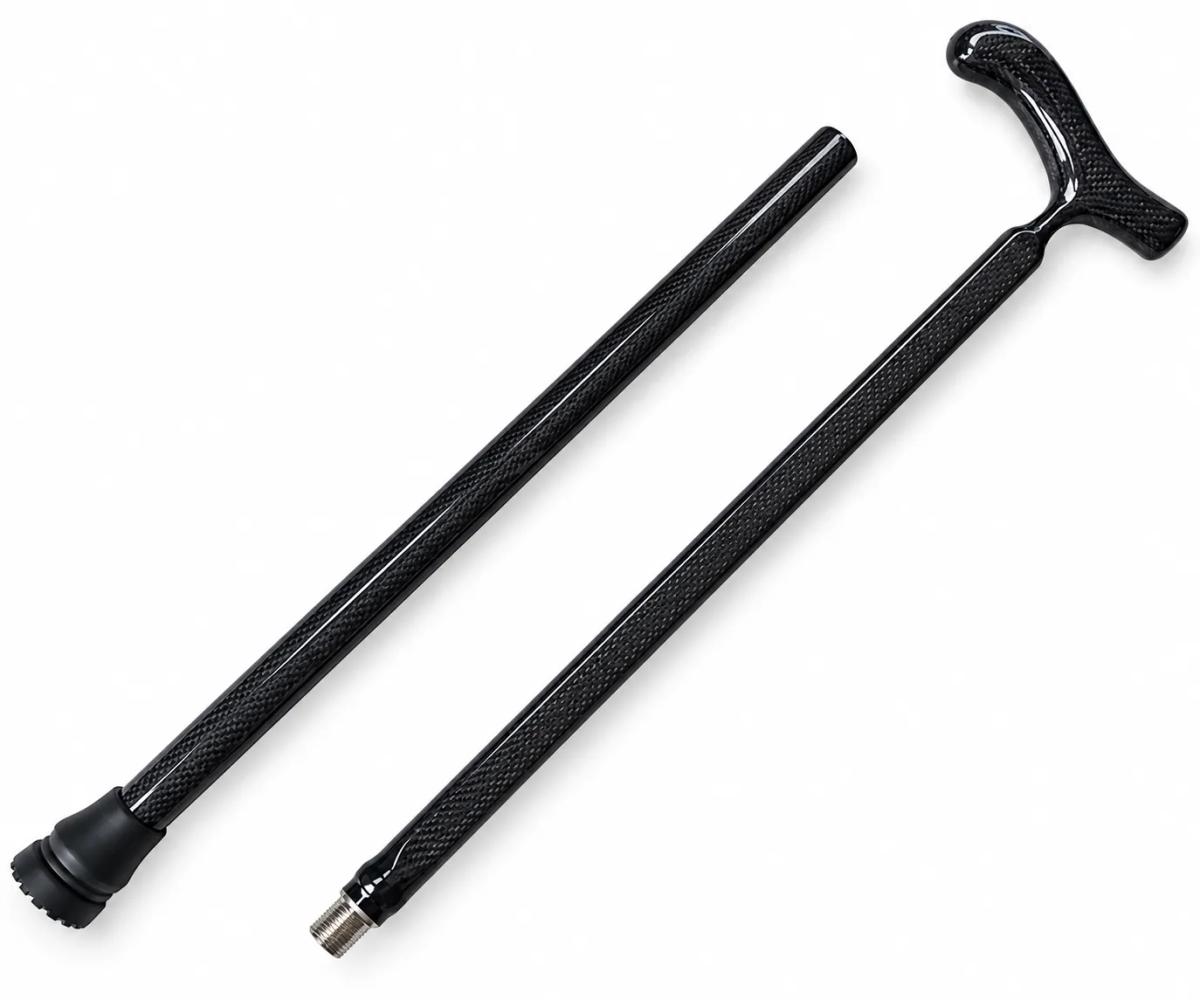 Custom Carbon Fiber Walking Canes & Trekking Poles – Lightweight Hiking Sticks | OEM/ODM Manufacturer — carbon fiber close-up view 1