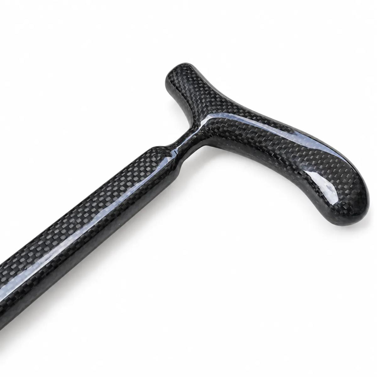 Custom Carbon Fiber Walking Canes & Trekking Poles – Lightweight Hiking Sticks | OEM/ODM Manufacturer — carbon fiber close-up view 3
