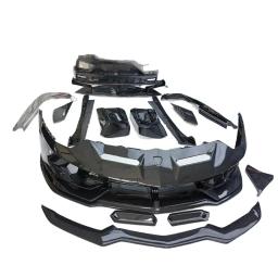 Lamborghini Aventador to SVJ Dry Carbon Fiber Full Body Kit | Custom Aero Upgrade — carbon fiber product angle 2