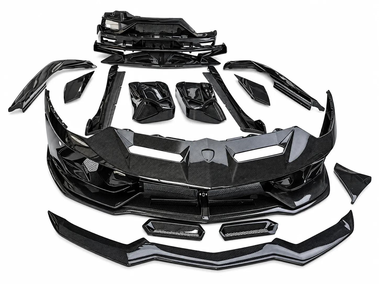 Lamborghini Aventador to SVJ Dry Carbon Fiber Full Body Kit | Custom Aero Upgrade — custom carbon fiber product by MASTERMATE, factory-direct OEM/ODM manufacturer