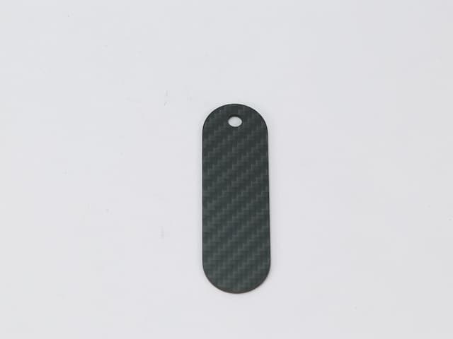 Oval Hang Tag — featured carbon fiber product