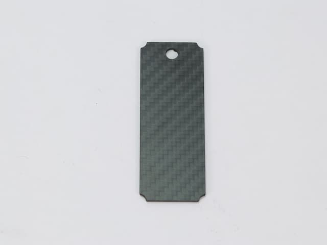 Rectangular Hang Tag — featured carbon fiber product