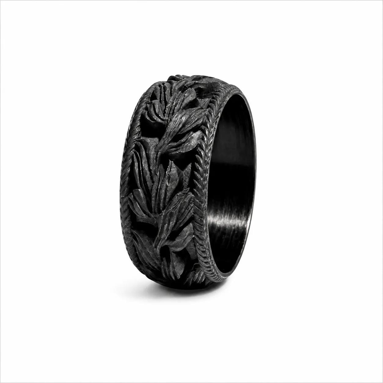 Custom Carbon Fiber NFC Ring – Personalized Smart Ring with Embedded NFC Chip — premium carbon fiber product detail