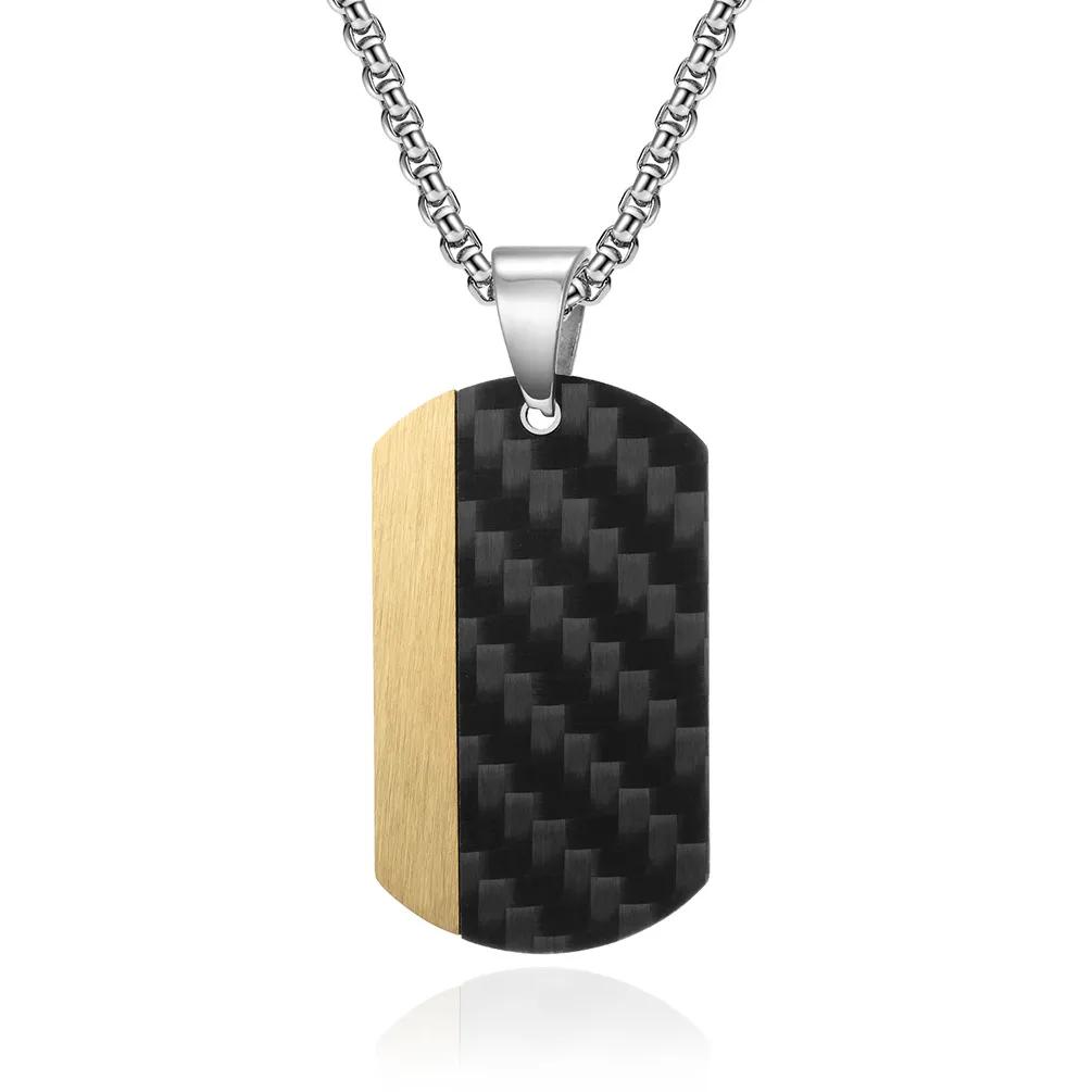 Custom Carbon Fiber Pendant OEM — Logo & Shape Engraving