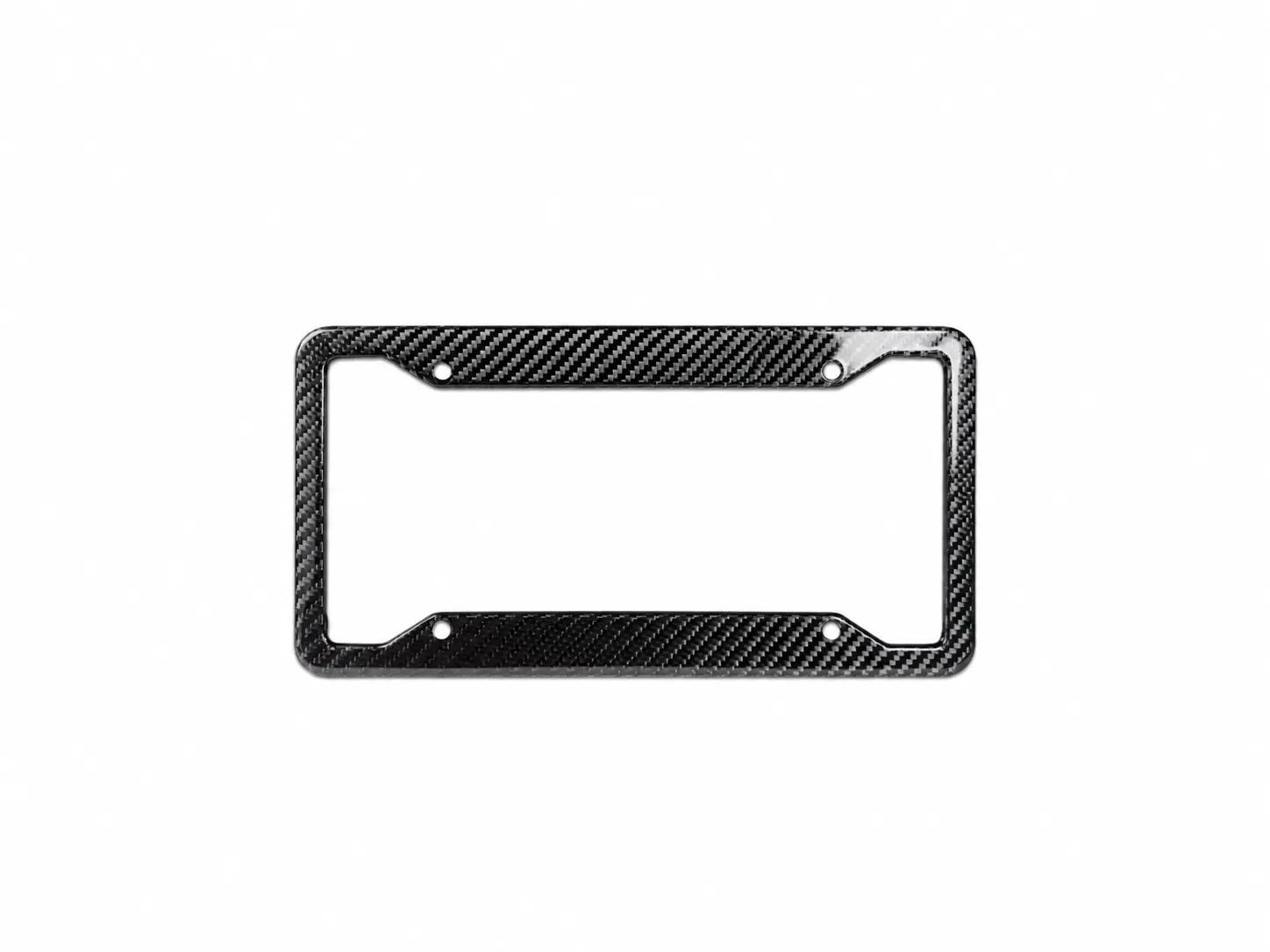 Carbon Fiber License Plate Frame OEM — Slim Rust-Free Frames