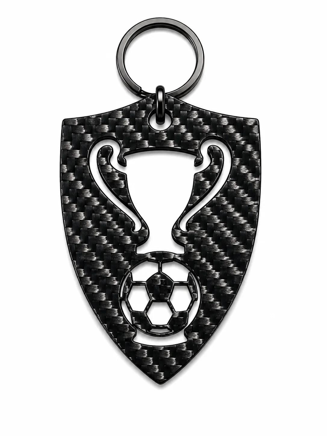 Custom Carbon Fiber Key Tags – Genuine 3K Carbon Fiber | Logo OEM — carbon fiber close-up view 4